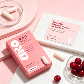 Women Boric Acid Personal Care Suppositories, Gentle External Intimate Care Capsules for Female Daily Freshness, Hygiene Care Capsules