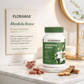 Rhodiola Rosea Capsules, Natural Herbal Supplement, Premium Root Extract for Daily Wellness Support