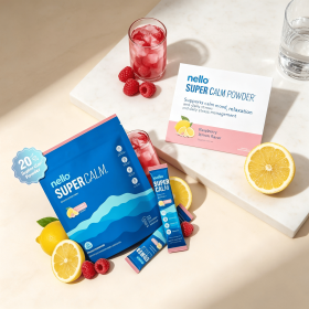 Raspberry Lemon Flavor Nutrient Drink Mix Packets, Single Serve Fruit Blend Powder Sticks, Portable Daily Adult Wellness Beverage Supplement