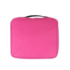 Make up Bag Case Portable Handle Storage Organizer Travel Bag Wash Bag Pink (US Logistics only For USPS.TK/TMEU only For self-pickup) (Option: default title)
