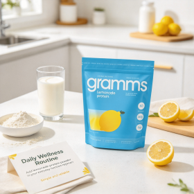 Lemonade Whey Protein Powder, Grass-Fed Whey Isolate Mix, 20g Protein Low Sugar Shake for Daily Fitness Nutrition (style: Lemon protein powder457g)