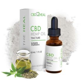 Hemp Oil CBD Tincture (CBD2HEAL) (Dosages: 1000mg)